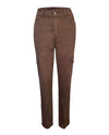 ETHYL Z13CHO ZIP CARGO SKINNY JEAN CHOCOLATE