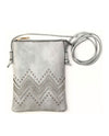 ZIG ZAG CROSS BODY BAG HG205 GREY