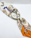 ZOEY MAGNETIC PEARL SCARF BROWN BUCKLE