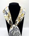 ZOEY MAGNETIC PEARL SCARF YELLOW BIRD