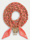 ZOEY & ZURI BC8113 CELL PHONE HOLDER CORAL TASSEL