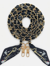 ZOEY & ZURI BC8113 CELL PHONE HOLDER BLACK TASSEL 