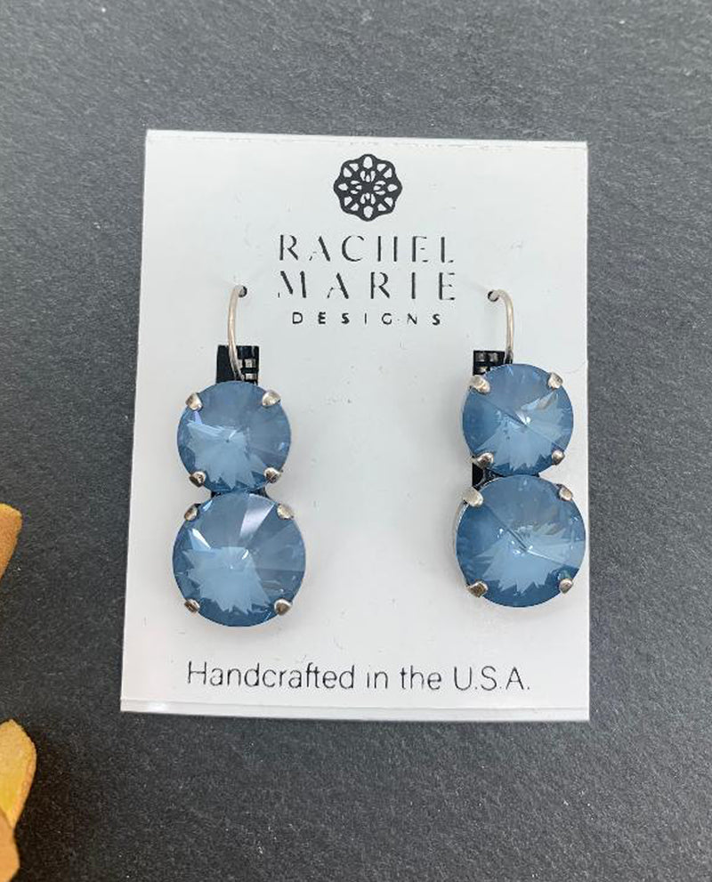 RACHEL MARIE DESIGNS BIRDIE EARRING DENIM IGNITE