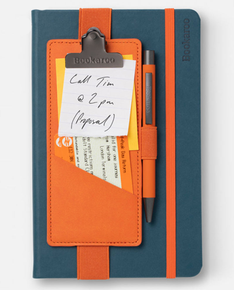 BOOKAROO CLIPBOARD FOR NOTEBOOKS ORANGE