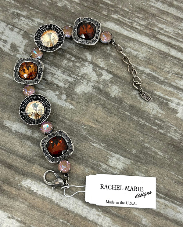 RACHEL MARIE DESIGNS CHATEAU BRACELET TOPAZ