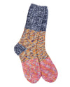 WORLD'S SOFTEST WRAGGCRW COLOR BLOCK SOCK ENCHANTED