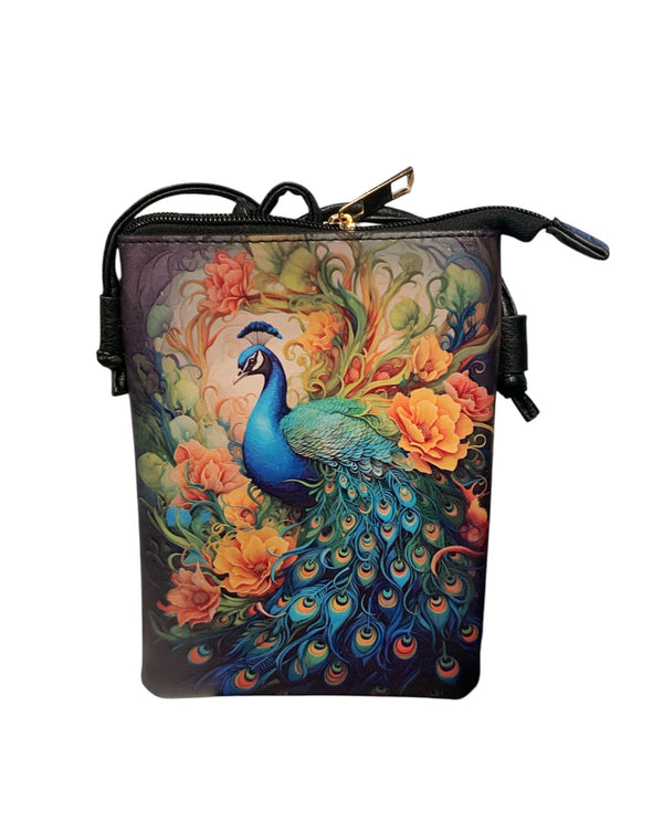 COLORFUL CROSS BODY BAG HG-340 PEACOCK