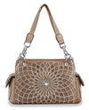 CUTWORK DOUBLE HANDLE TOASTER BAG TAUPE