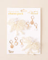 THE DARLING EFFECT DAZZLE SHOE CHARM PACK Pearl - Pretty in Pearl