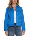 LIVERPOOL LM1004WF CLASSIC JEAN JACKET diva blue