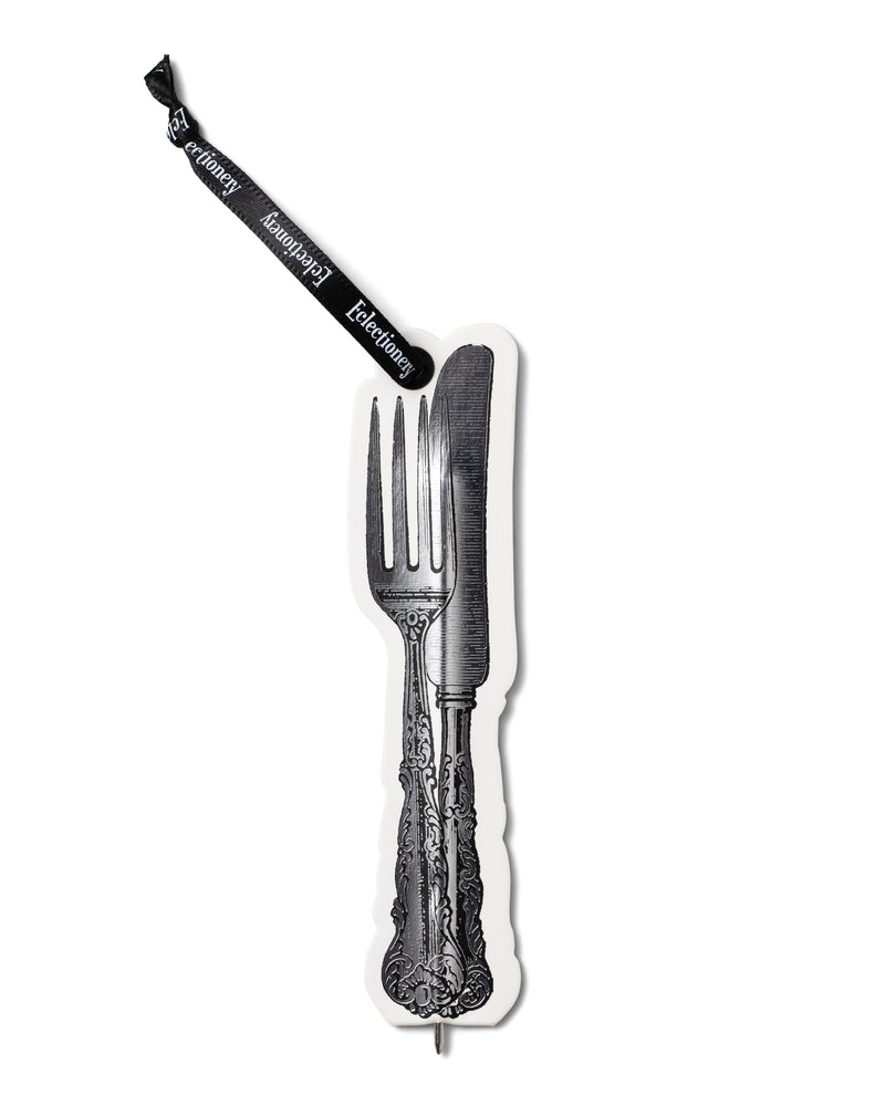 ECLECTIONERY FLAT BOOKMARK PEN KNIFE & FORK