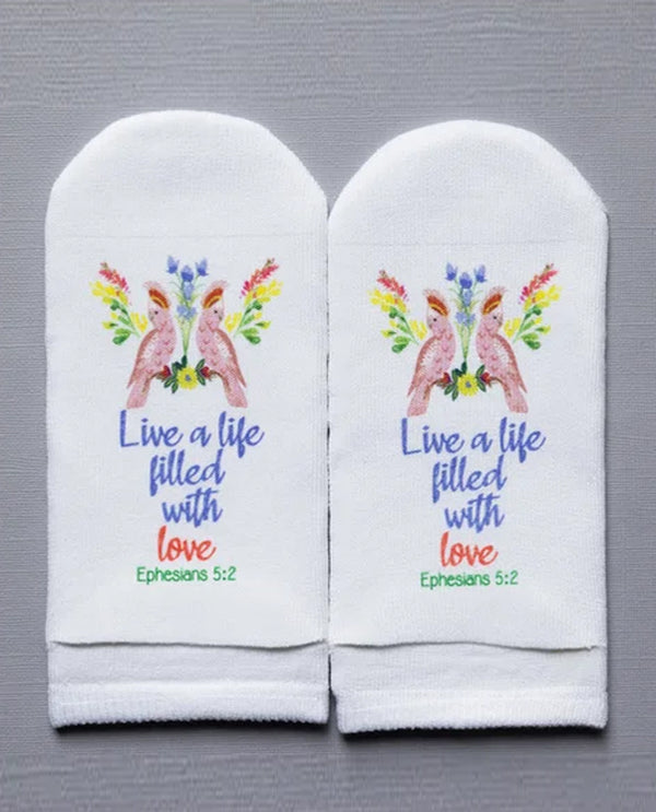 STANDING ON THE WORD ESPH 5:2 LIVE A LIFE SOCK