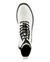 FLEXUS CALLANT LACE UP/ZIP MID CALF BOOT WHITE