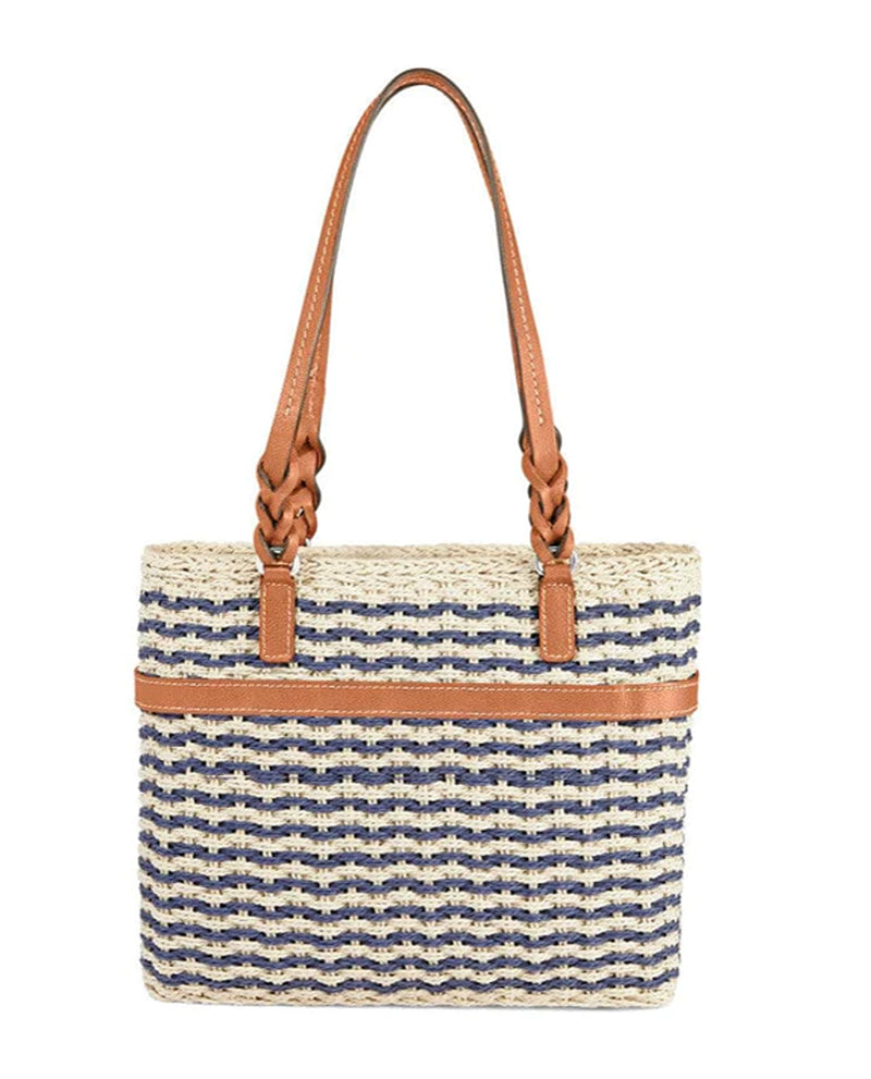Brighton H73588 Magnolia Straw Brighton Handbag - Main Image