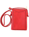 SNOWFLAKE LASER CUT CROSS BODY BAG HG191 red