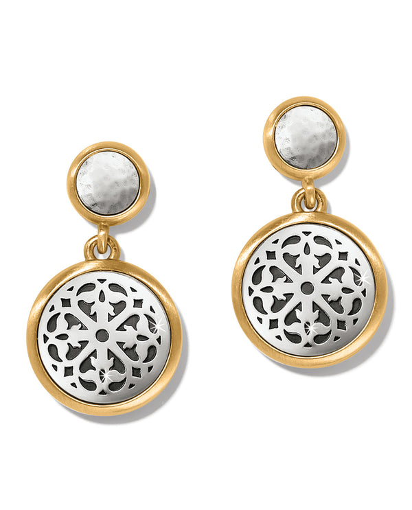 BRIGHTON JA9910 FERRARA 2-TONE LUCE POST EARRING