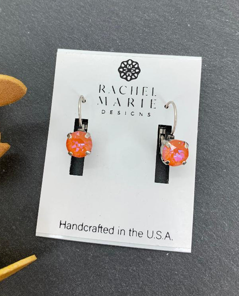 RACHEL MARIE DESIGNS JESS EARRING ORANGE GLOW