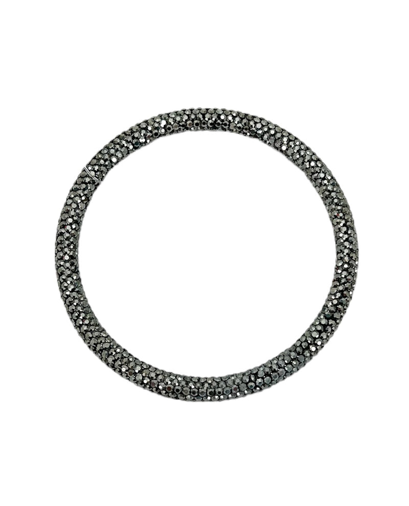 JACQUELINE KENT JKB391 BANGLE BRACELET HEMATITE