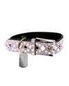 JACQUELINE KENT JKDC102 DIAMOND DOG COLLAR PINK