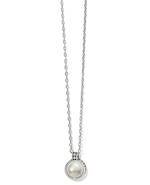 BRIGHTON JM7425 PEBBLE DOT MEDALI PEARL NECKLACE | Brighton Jewelry