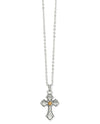 BRIGHTON JM7430 MAJESTIC REGAL REVERSIBLE CROSS NECKLACE