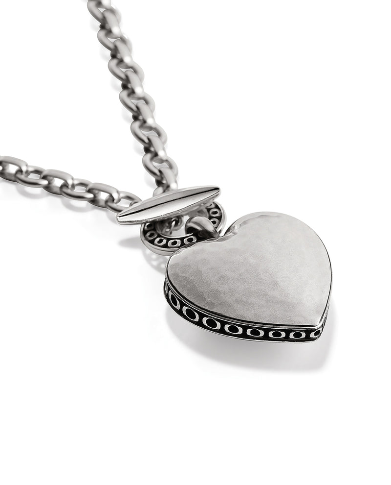 BRIGHTON JM7441 INNER CIRCLE HEART TOGGLE NECKLACE