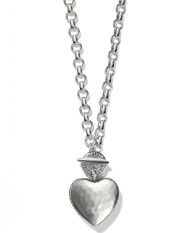 BRIGHTON JM7441 INNER CIRCLE HEART TOGGLE NECKLACE