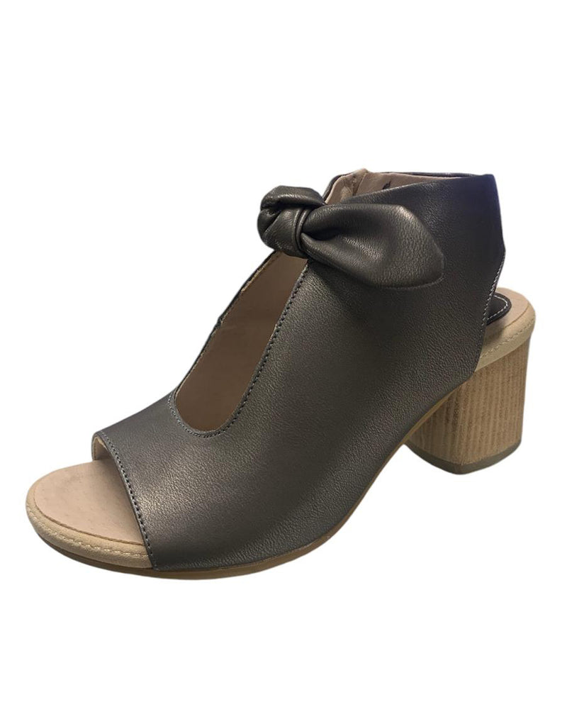 GC SHOES KIMORA BOOTIE INSPIRED SANDAL PEWTER