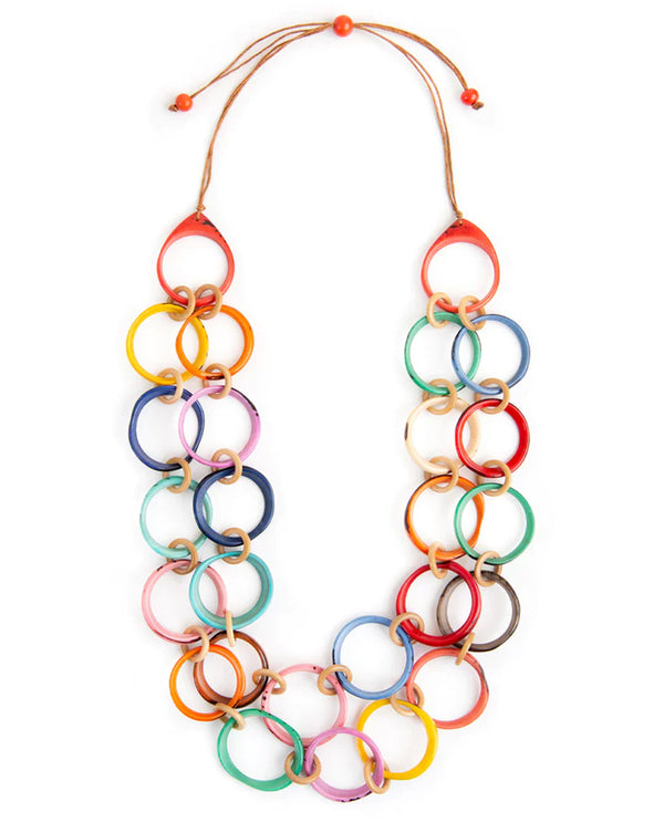 TAGUA LC620 LONG RING OF LIFE NECKLACE MULTI