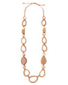 TAGUA LC680 COSTA NECKLACE COFFEE IVORY