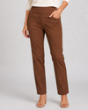 RUBY RD 56302 PETITE ANKLE PANTS DARK CHOCOLATE