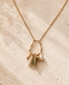 PERIWINKLE 8151672 GOLD DROP W/ PEARL & MINT NECKLACE