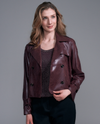 INSIGHT BCJ0918 DISTRESSED VEGAN LEATHER JACKET WINDSOR