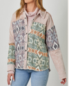 MYSTREE 60830 AZTEC PRINT JACKET ROSE