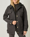MYSTREE 61158 TWOFER HOODIE QUILTED JACKET BLACK