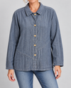FOCUS CJ-102 MINERAL WASH SHIRT DENIM