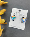 Rachel Marie Designs Lucy Lever Back Crystal Heart Earrings AURORA BOREALIS