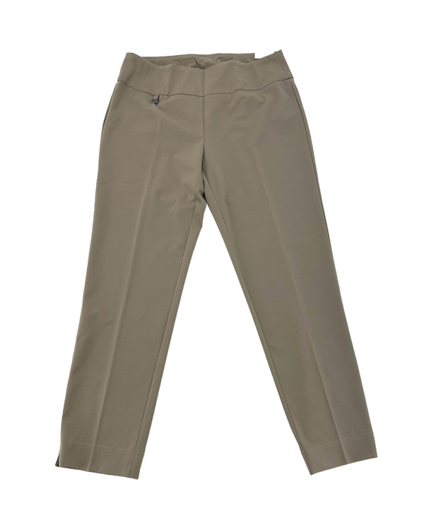 MULTIPLES M48716PM PULL ON ANKLE PANT TRUFFLE