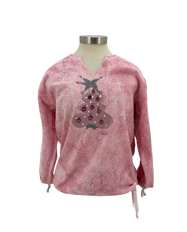 KUNKY'S MARGO CLAY TIE PULLOVER