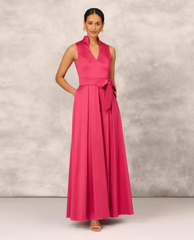 AIDAN MATTOX MD1E206262 MIKADO BALL GOWN AIDAN MATTOX MD1E206262 MIKADO BALL GOWN