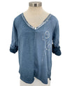 MADE IN ITALY MO-3383 LOVE TOP denim