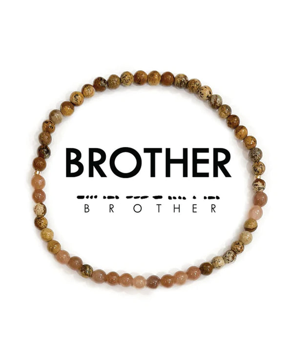 MORSE CODE EXTENDED BRACELET BROTHER SAND