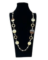 NICKEL FREE RESIN NECKLACE 14479 IVORY