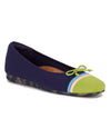 ROS HOMMERSON NOELLE KNIT SHOE NAVY/LIME
