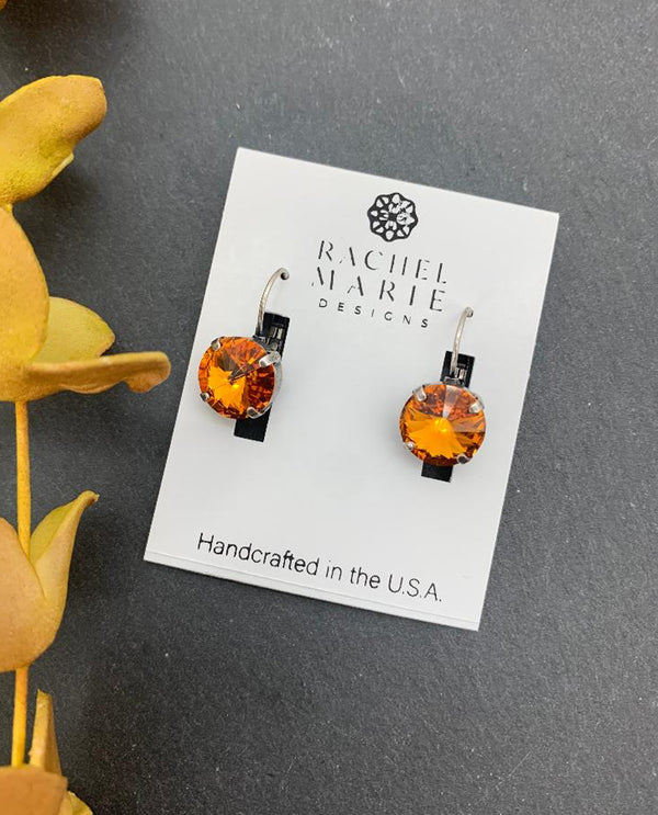 RACHEL MARIE DESIGNS PENNY EARRING TANGERINE