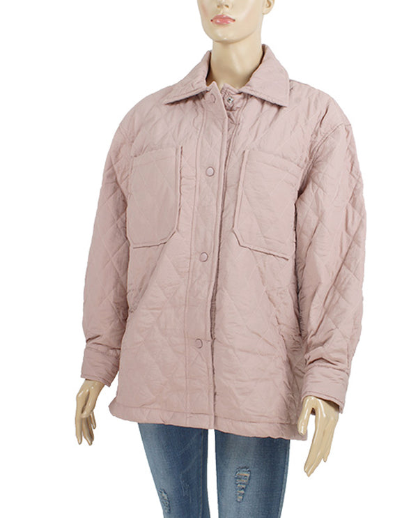 QUILTED JACKET Q-56  pink