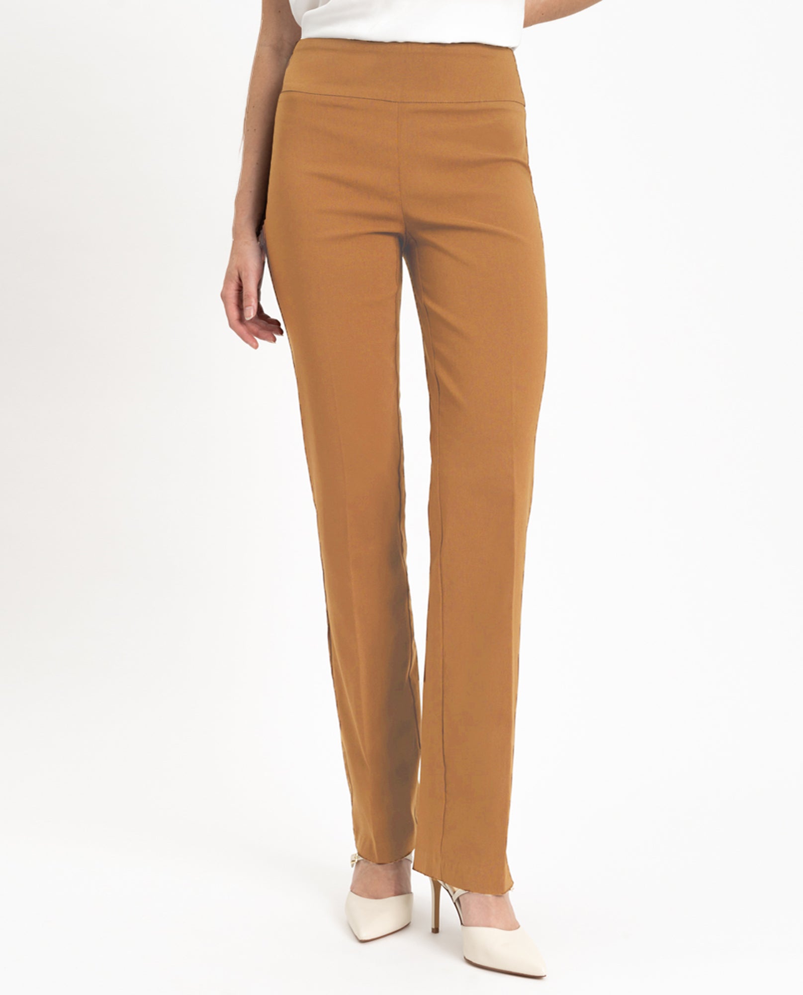 Renuar Pants R1417 Straight Leg Slimming Pants Fashion Colors The