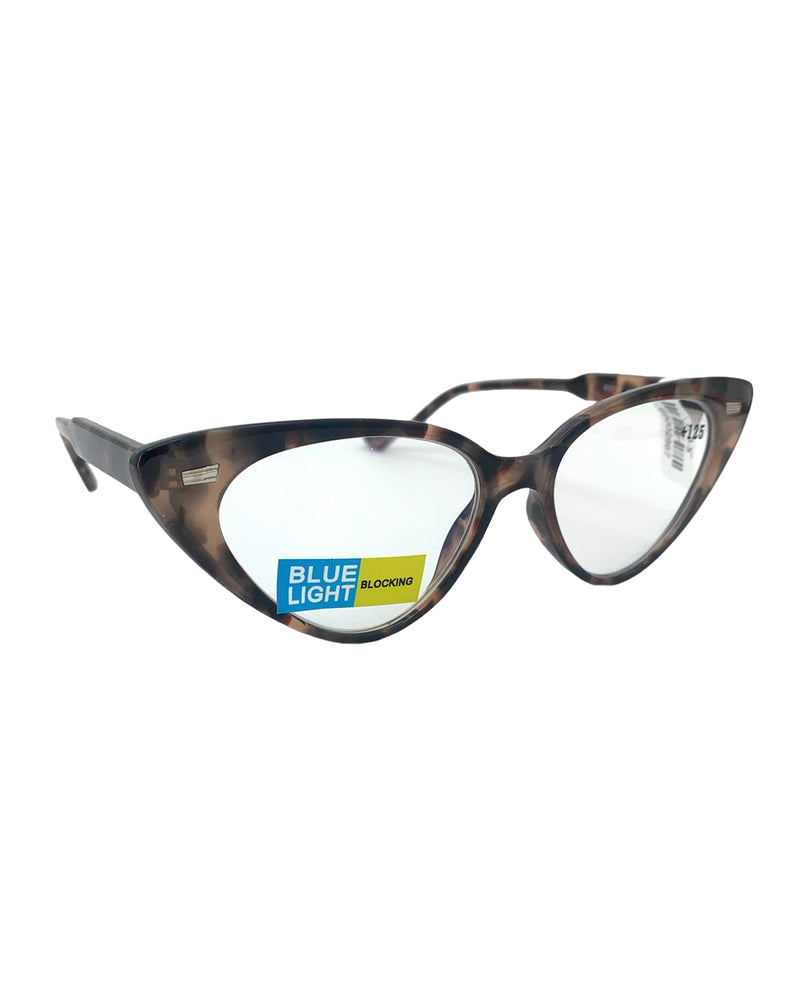 R903P CATEYE BLUE BLOCKER brown