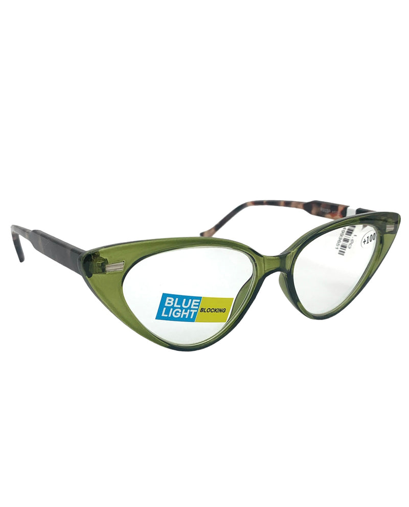 R903P CATEYE BLUE BLOCKER green