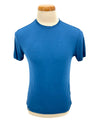 HENRAIL S17MT-0032 MENS SOLID TEE POSEIDON BLUE